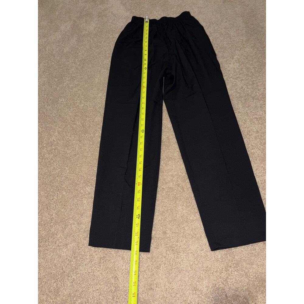 Alfred Dunner Women’s Size 10 Black Pull On Pants Elastic Waist Made in USA - Picture 4 of 6